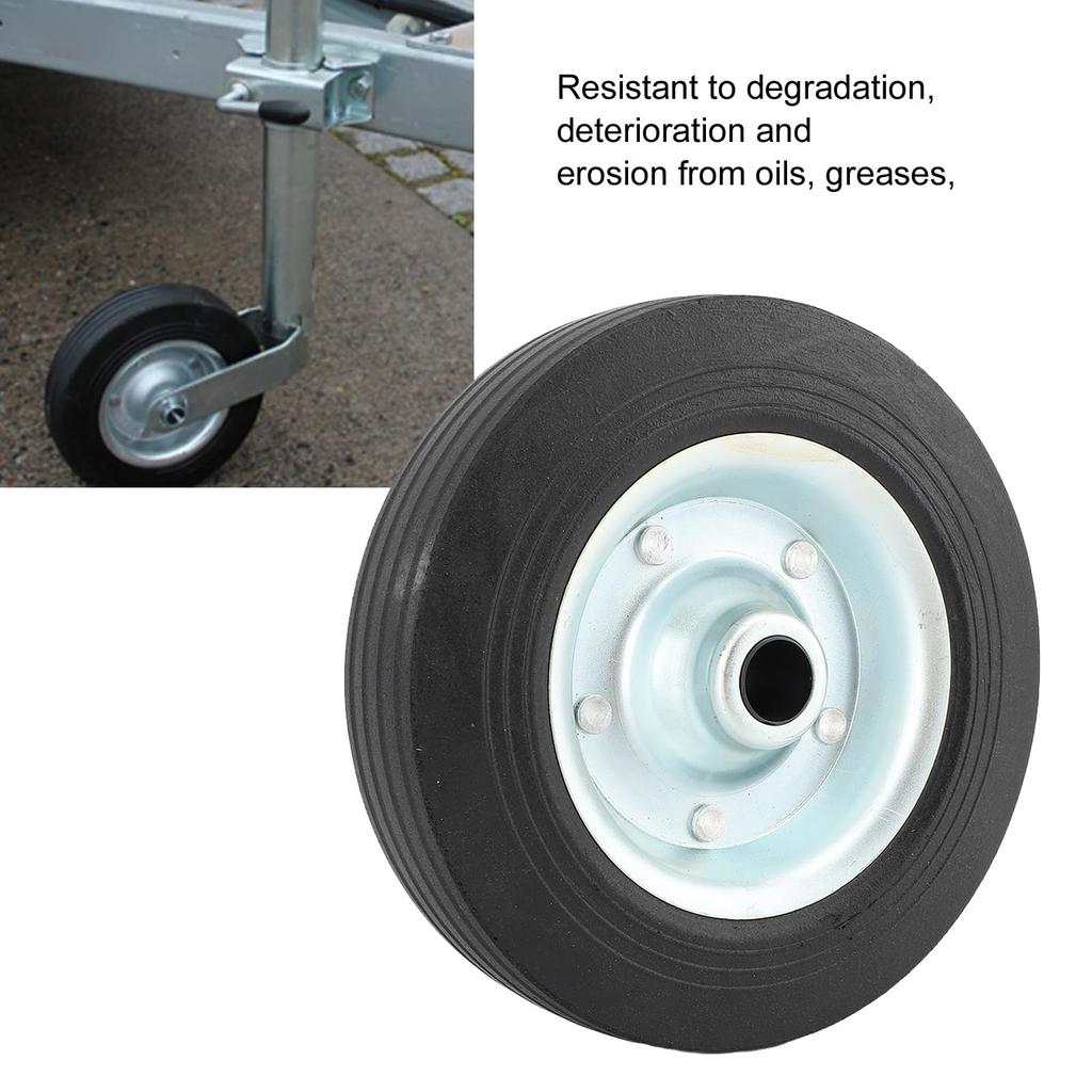 8" Replacement Trailer Jack Wheels, 1100 Lb Capacity Jack Wheel Casters, Repellent Iron