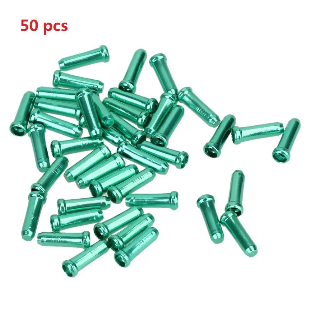 Bicycle Cable End Caps 50/100/200PCS Bike Bicycle Brake Shifter Aluminum Inner Cable Tips Crimps Cycle Cycling Parts Derailleur