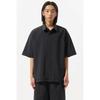 Customellow Black Toray Woven Half Shirt Cwsam25304bkx
