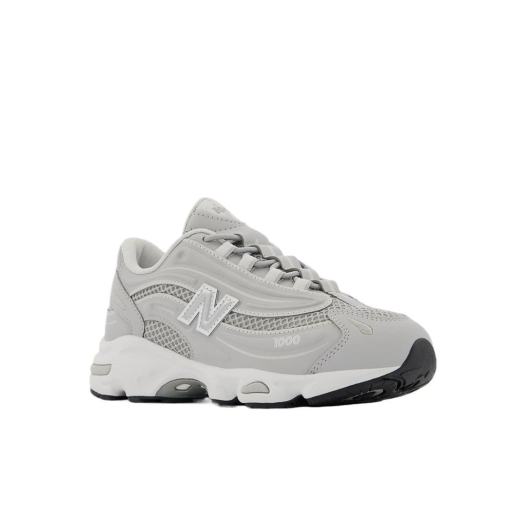 New Balance 1000 Mesh Sports Comfortable Simple Casual Shock Absorption Running Shoes Kids Running Shoes Gray White PV1000EK
