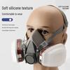 6200 Full-Face Gas Mask for Dustproof Grinding, Spray Painting, and Chemical Protection