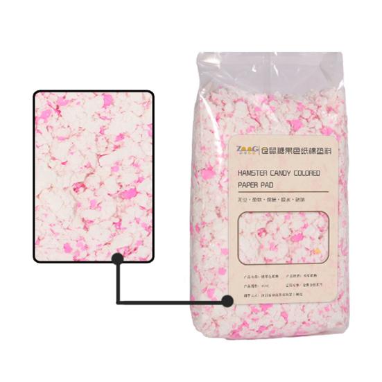 Hamster Filler Thick Deodorant Multifunctional Hamster Candy Colored Paper Pad for Hedgehog