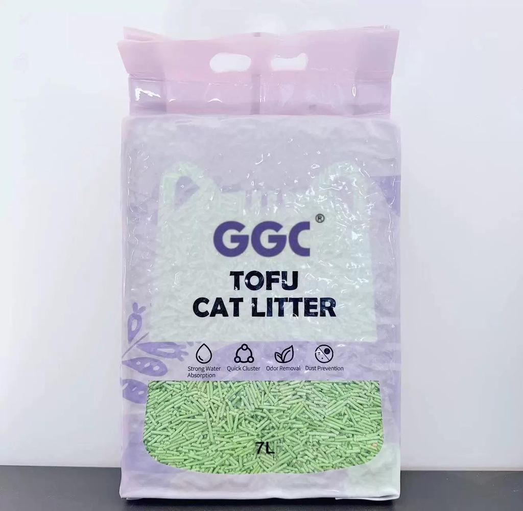 Tofu Plant-Based Cat Litter - Odor Control, Low Dust, Clumping, Milk Scent