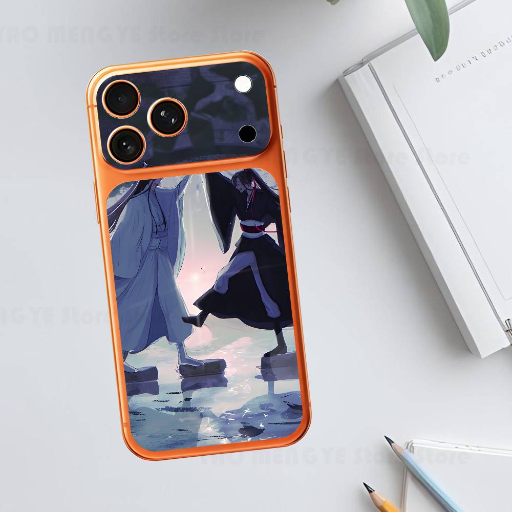 Mo Dao Wei Ying Lan Zhan Plain Decal Skin For IPhone17 Pro ProMax Back Film Cover Wrap Anti-scratch Durable Sticker iPhone17pro