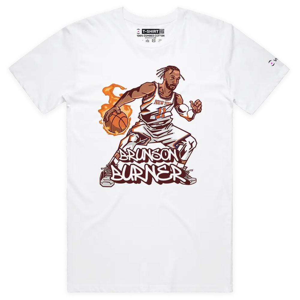 VOICEART New York Burner Sports Graphic Tee for Basketball Fans L