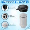 2 buc. Valve cu jet de aer și capace pentru valve cu jet de aer 12363 12373 Valve de injecție aer pentru piscină de sol Capace de înlocuire Ușor de instalat