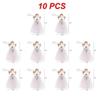 1~10PCS Cartoon Cute Angel Pendant Christmas Tree Topper Delicate Top Angel Statue Ornament For New Year Home Christmas