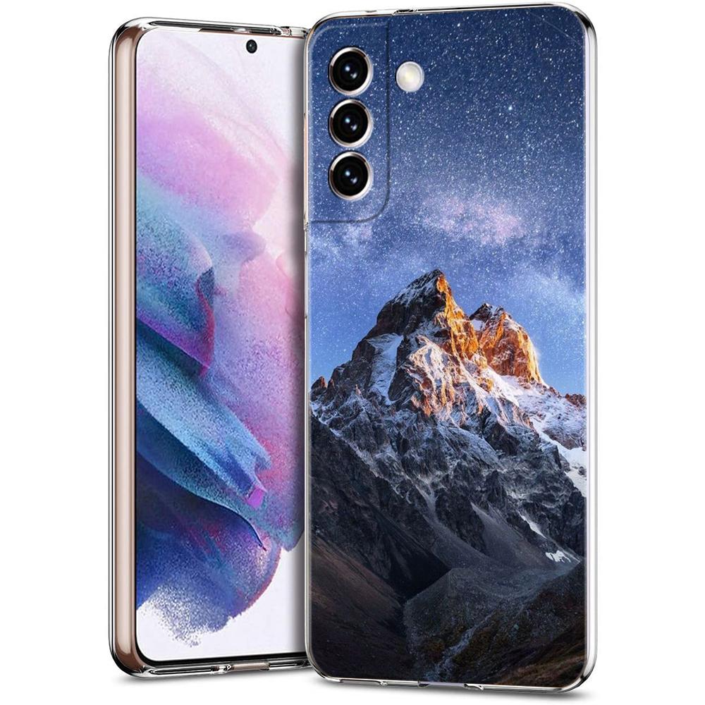 

Everest mountain world first Phone Case For Samsung Galaxy S24 Ultra S23 FE S22 S20 S21 5G S10 S9 Plus S10E S8 Soft Clear Cover Samsung S24