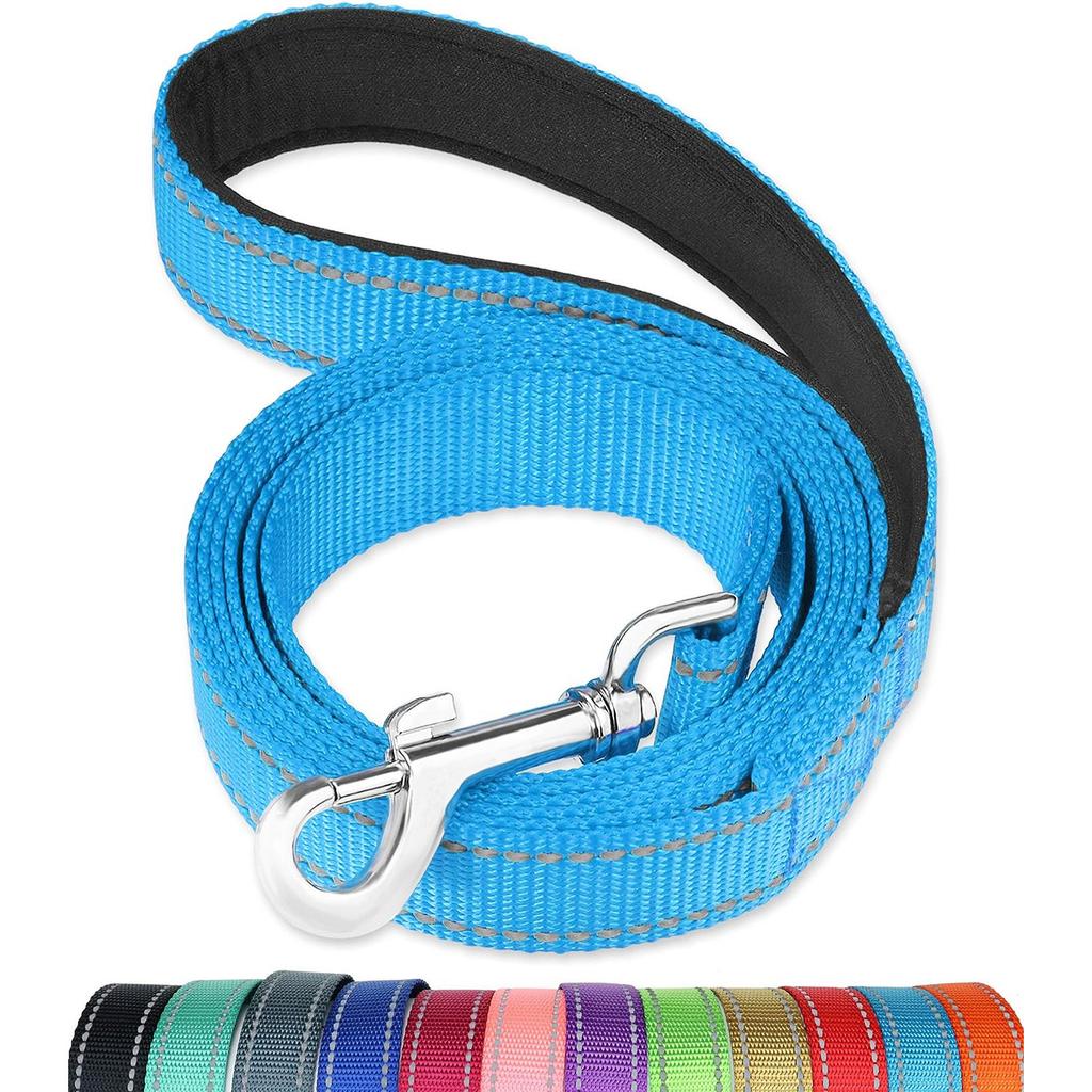Reflective Dog Leash - Soft Padded Handle for Comfortable Training and Walking - Ideal for Medium and Small Dogs - High Visibili