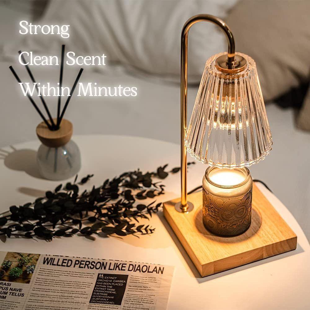 Creative LED Aromatherapy Lamp Adjustable Brightness Plug-In Table Lamp with 2 Light Bulb Home Decoration Night Light Bedroom
