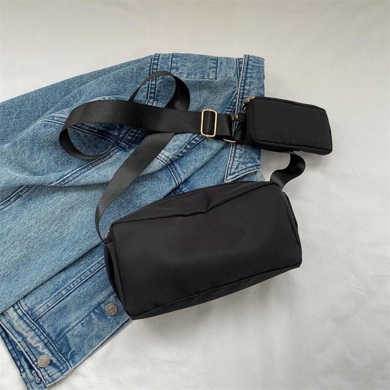 Elegant Spring 2023 Women s Shoulder Bag Trendy Vintage Design With Seam Stitching чёрный