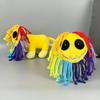 Nightmare Critters Colorful Lion Plushies Toy Amazing Digital Circus Anime Figure Skeleton Lion Soft Stuffed Animal Doll Toys