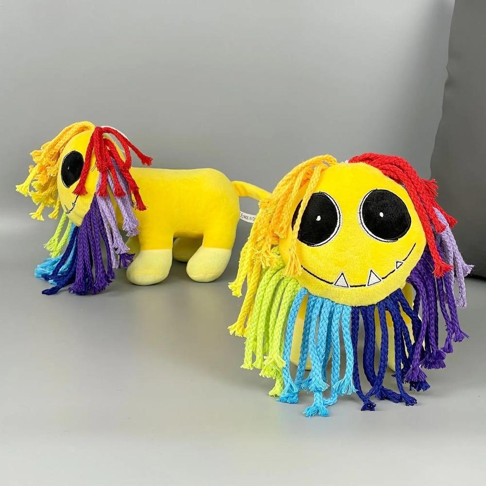 Nightmare Critters Colorful Lion Plushies Toy Amazing Digital Circus Anime Figure Skeleton Lion Soft Stuffed Animal Doll Toys