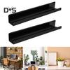 2Pcs Magnetic Bookshelf Whiteboard Reusable Metal Display Stand with Strong Magnetism Floating Book Holder