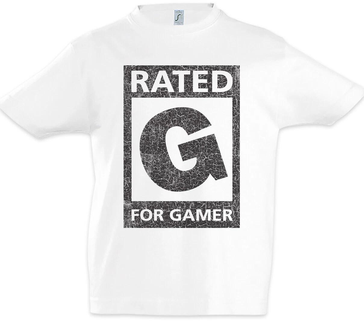 Rated For Gamer Kids Boys kids boys T-Shirt Fun Geek Nerd Gaming Games Coder Hacker 100