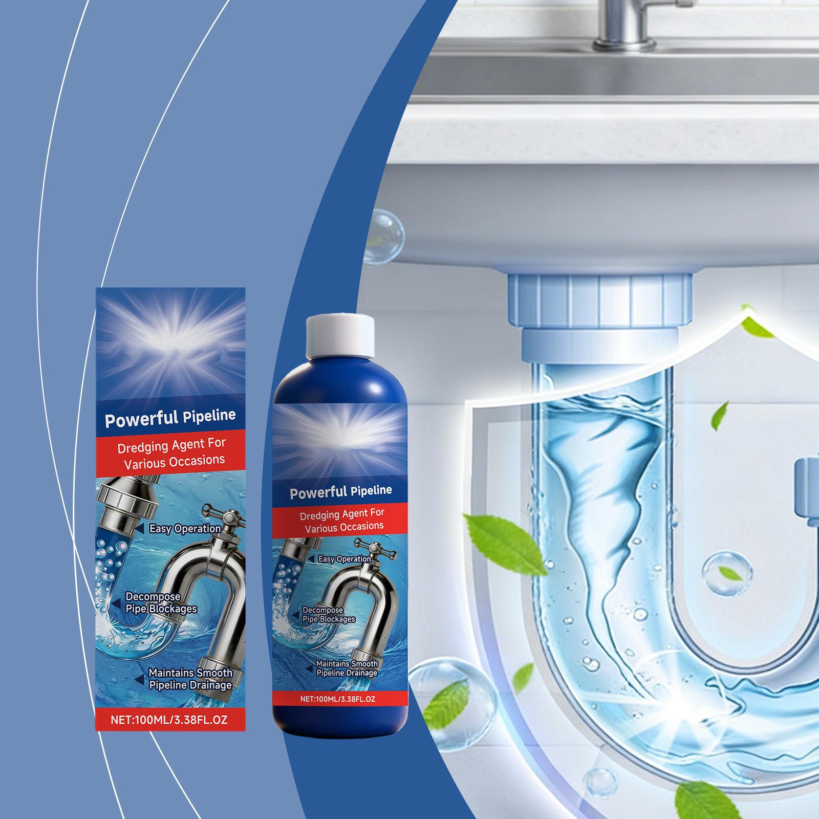 

Pipe Unclogger Cleaner For Residual Grime Multi-Purpose Household Pipe Cleaner100ML One Size