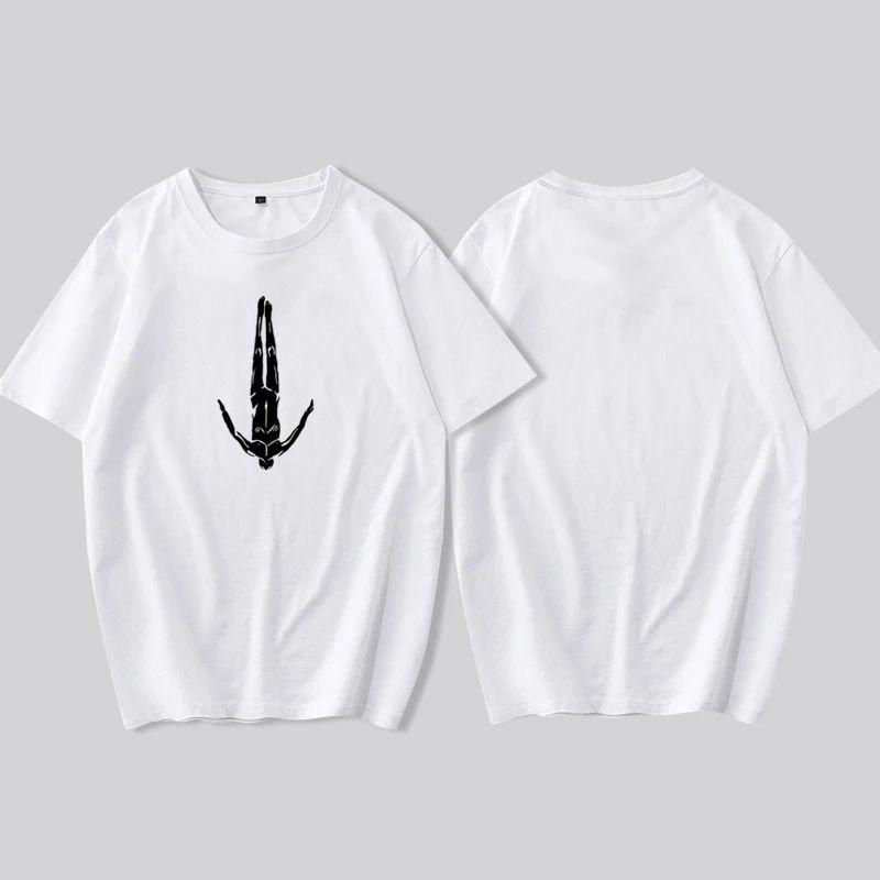 2025 Summer Dj Anyma Top 100 Dj Thailand S20 Ssk Vac Electric Syllables Wear A T-shirt Fashion Casual Loose Tops Unisex