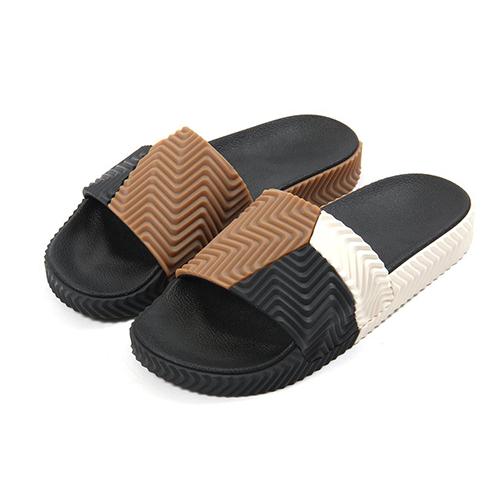Aw Adilette Alexander Wang x Aw Adilette Adidas Originals Slide 'Black White' AC7408
