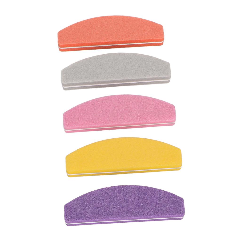 5Pcs Nail Buffer Block Double Sided Washable Buffing Sanding Block Manicure Tool for Nail Art