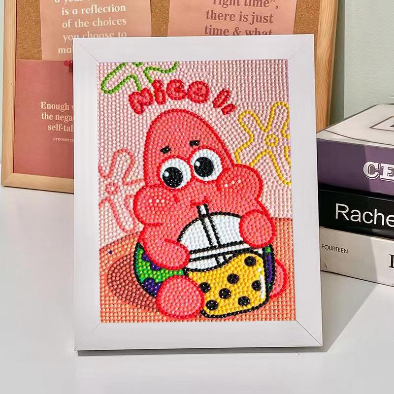 Kit de Peinture Diamant 5D Sanrio Encadré – Jouet Éducatif pour Enfants