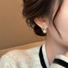 Elegant 2025 French Pearl Earrings for Women - Unique, High-End Design
