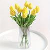 10Pcs  34cm Artificial Floral Tulip Bouquet Real Touch Flowers for Home Decoration Wedding Decor