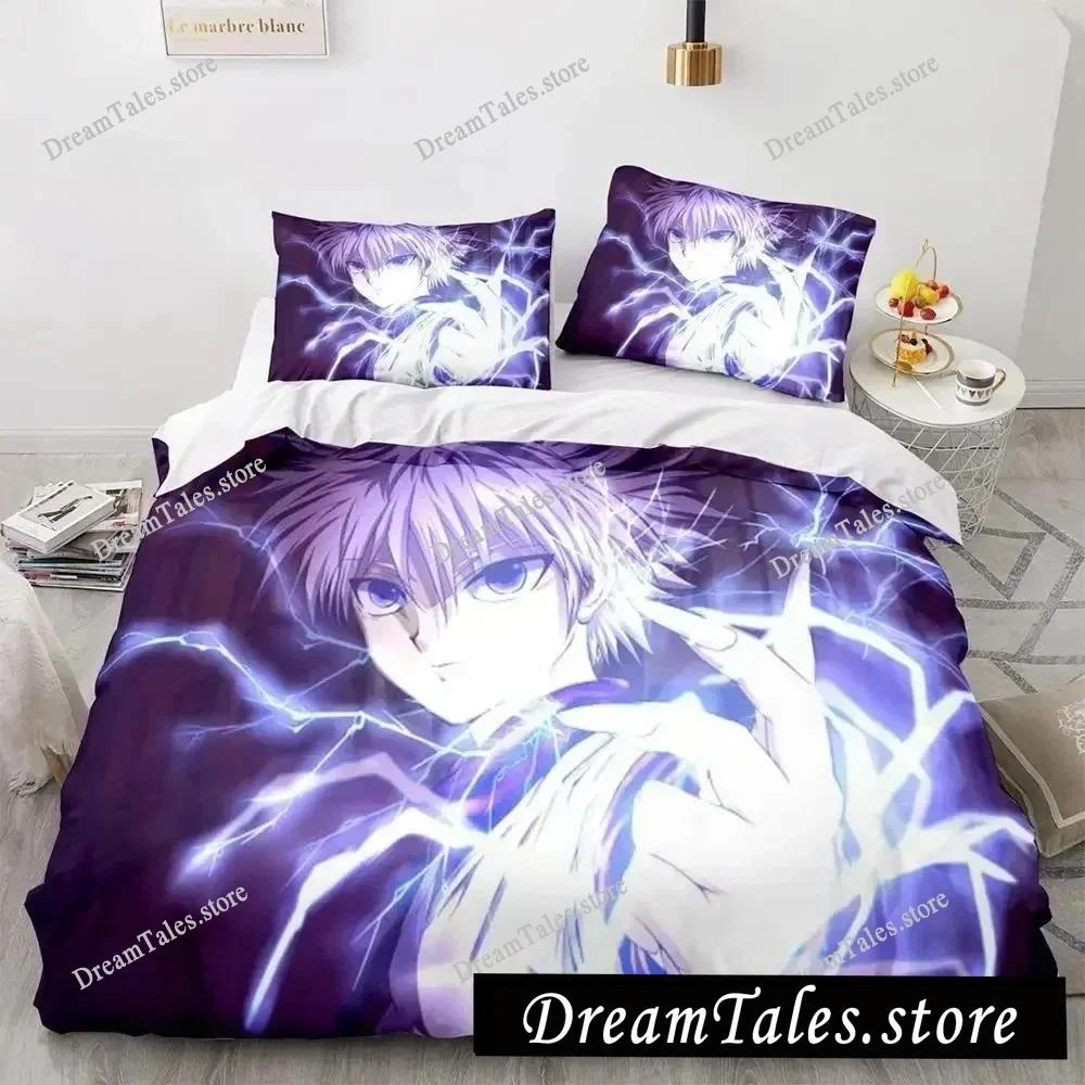New 3D Print Home Textiles HUNTER×HUNTER Bedding Set Single Twin Full Queen King Size Bed Set Adult Kid Bedroom Duvet Cover Sets