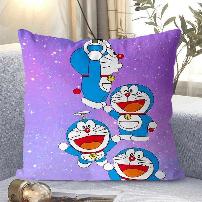 Doraemon Cartoon Doraemon Blau Dicklich Klingelkatze Kissenbezug Sofakissen Sitz Lendenkissen