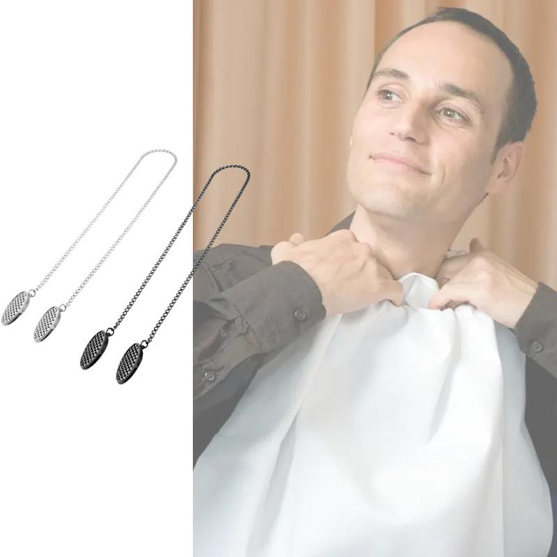 Napkin Holder Chain Clips Chain Flexible Lanyard Neck Strap Children Seniors