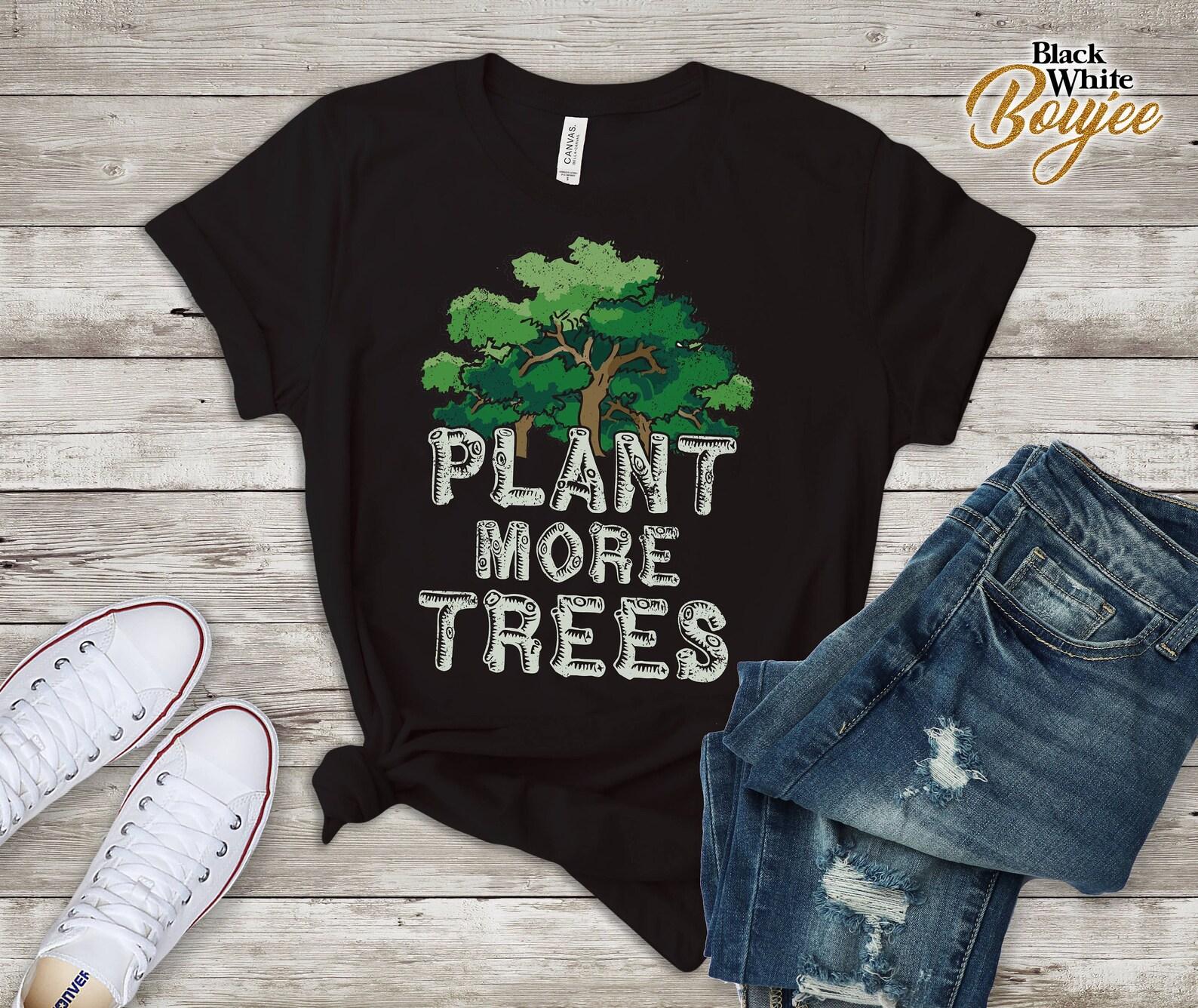 Save Planet Plant More Trees Earth Day T-Shirt S