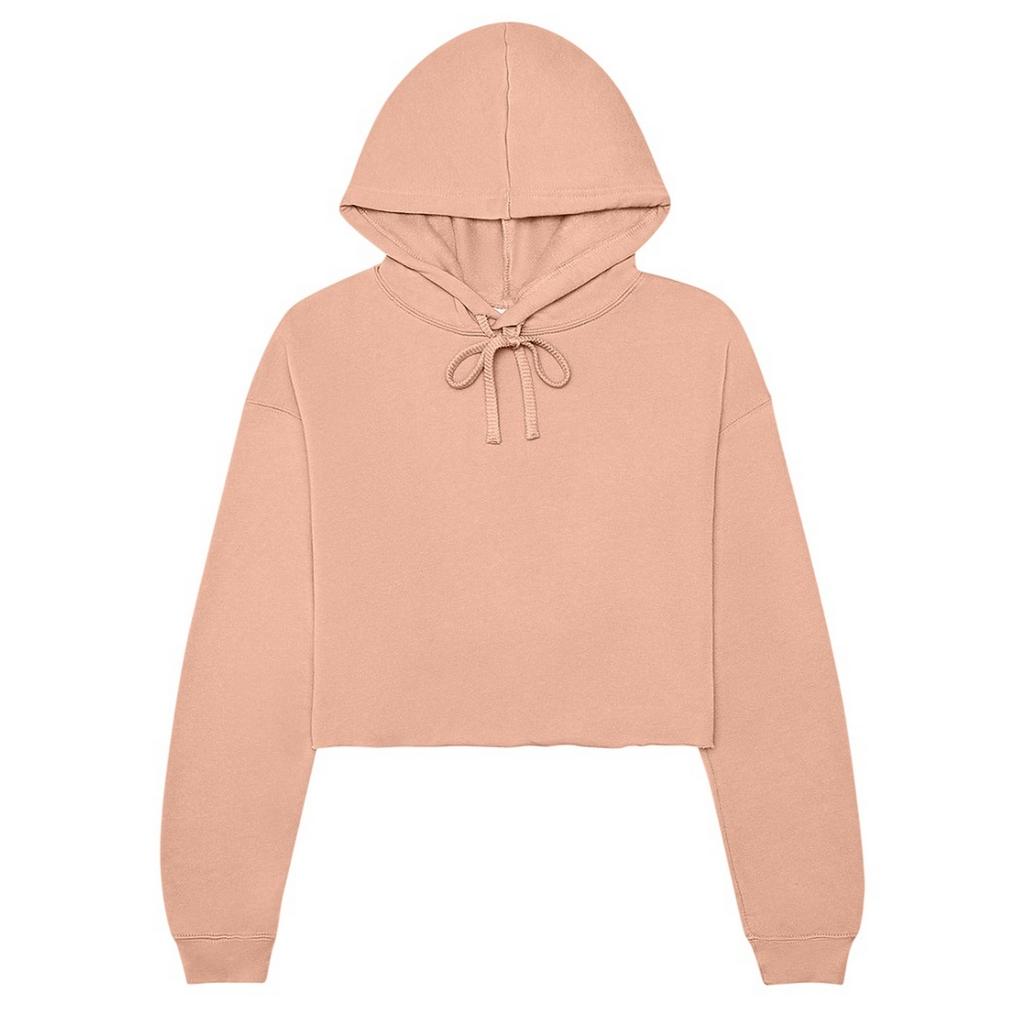 Bella + Canvas Womens/Ladies Fleece Crop Hoodie