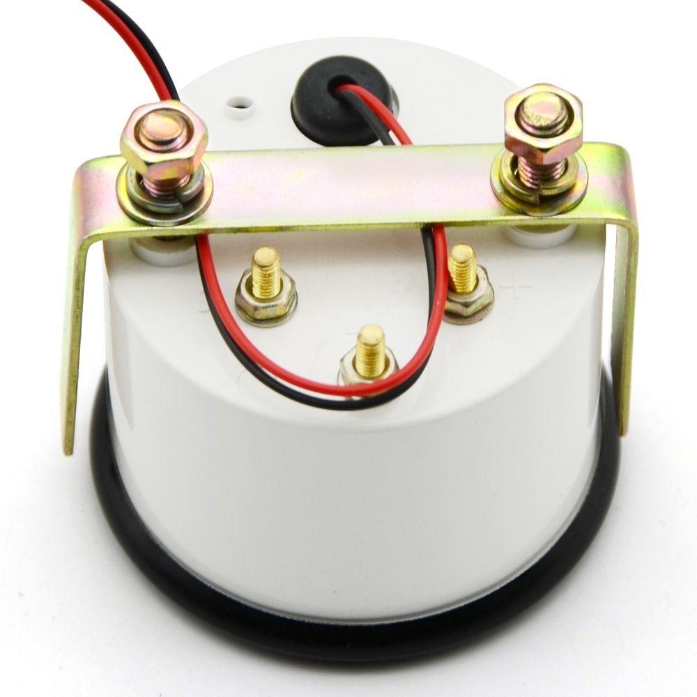 Black Rim Car Meter 2" 52mm Automotive Gauges Waterproof Fuel Level Gauge  Accessories