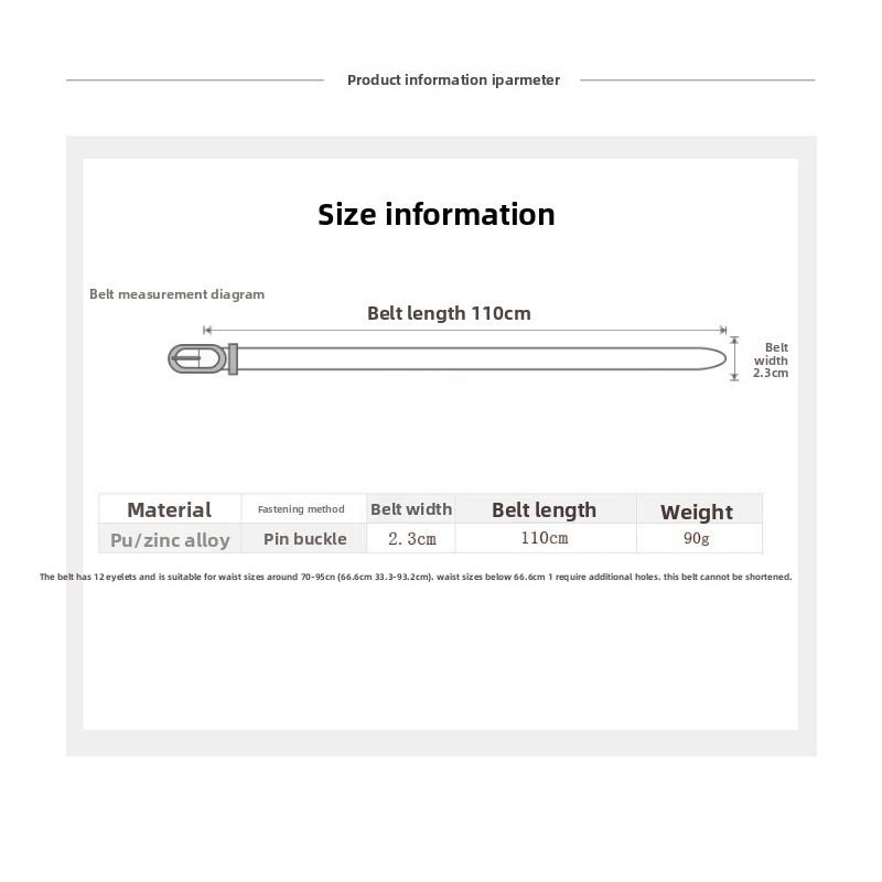 Casual Belt - Versatile Decorative Belt with Unique Engraved Antique Silver Buckle - Three-piece Set for Flat Waistbands