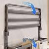 Milin No-Drill Bathroom Towel Rack with Storage