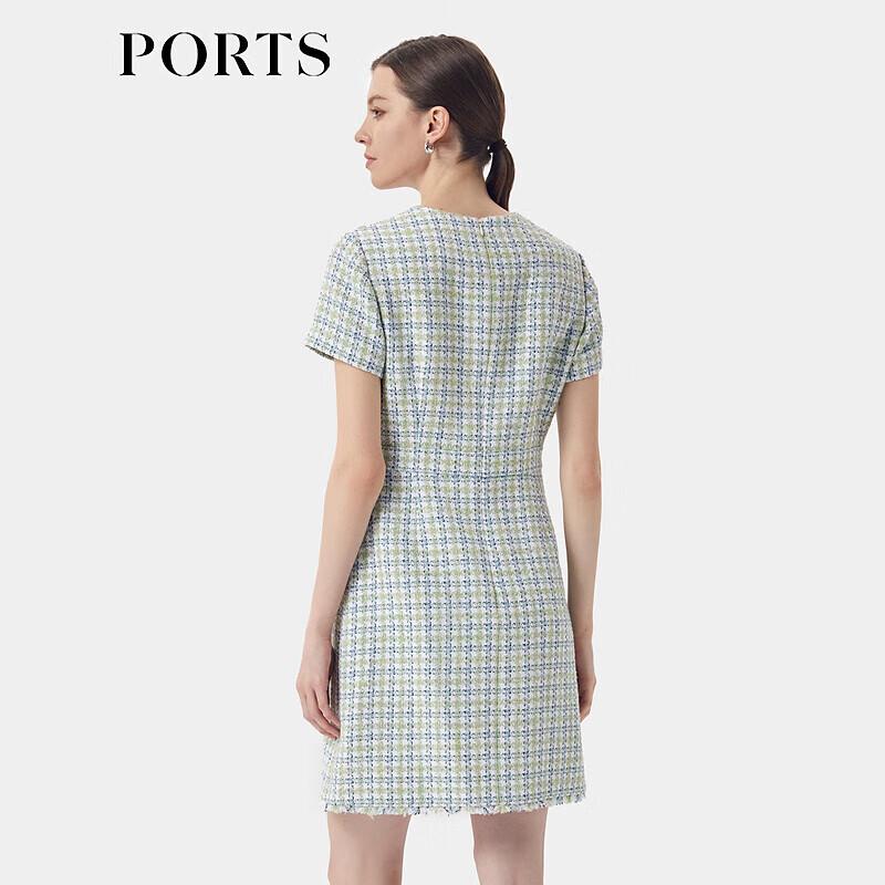 PORTS Women's 2025 Spring/Summer Short Sleeve Dress