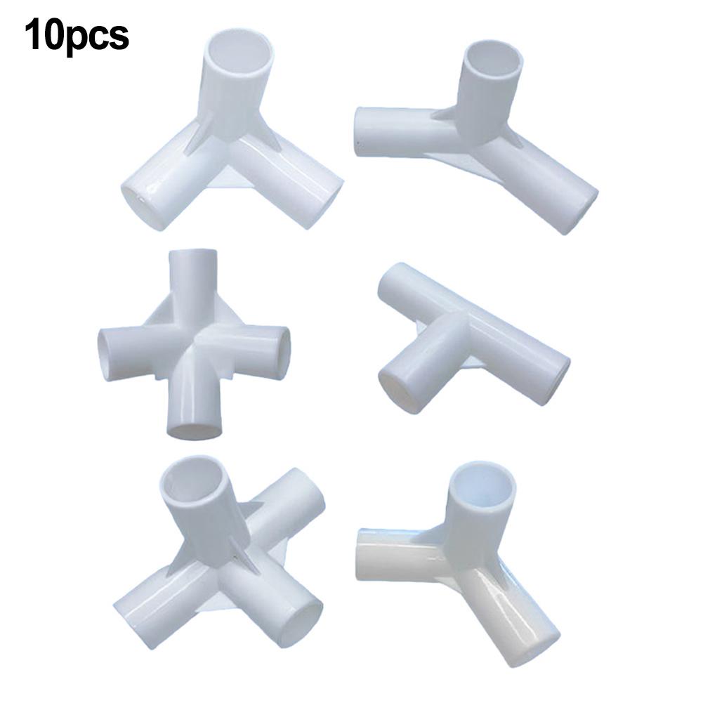 Camping Tent Pole Connector Canopy Pole Tee Connector Tent Pole Fixed Joints