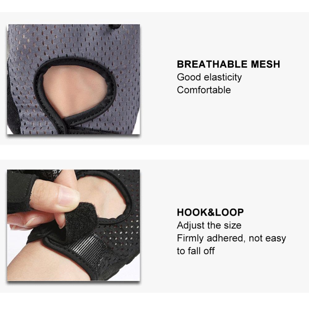1 Pair Non-Slip Fitness Gloves Elastic Training Gloves Durable Gym Gloves Outdoor Sports