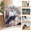 Cartoon Blue Archive Ichinose Asuna Flannel Blanket Cover Warm Soft Anime Blanket Multifunctional Decor Home Universal Blanket