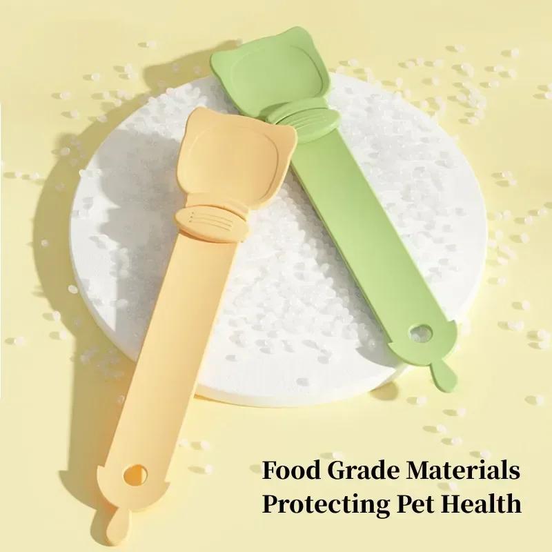 Pet Food Scoop Spoon For Cats And Dogs Squeezable Liquid Snack Dispenser Wet Food Helper Practical Feeding Bowl Aid Tool