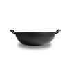 Jill May 34cm Honeycomb Cast Iron Double Handle Wok