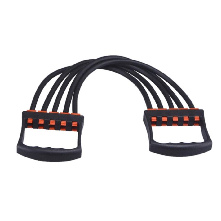 Ćwiczenia na klatkę piersiową Taśma oporowa Sprzęt do fitnessu mięśniowego Ekspander klatki piersiowej z pięcioma tubami Trening siły ramion Ekspander klatki piersiowej