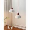 Japanese Wabi-Sabi Style Solid Wood Pendant Light for Dining Tables, Bars, Hallways, and Bedrooms - Nordic Ceramic Retro Design