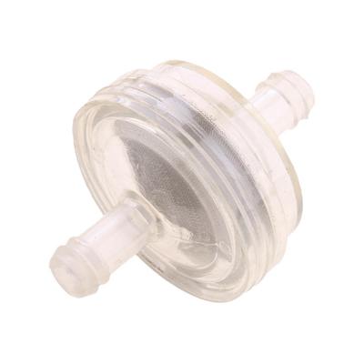 Universal Petrol Inline Fuel Filter Fit Motorcycle Auto 6mm 1/4 , Clear,