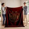 Königliches Spanisches Wappen Design Druckdecke weich und gemütlich perfekt für das Wohnzimmer Bett Sofa oder ein Nickerchen,Geschenk