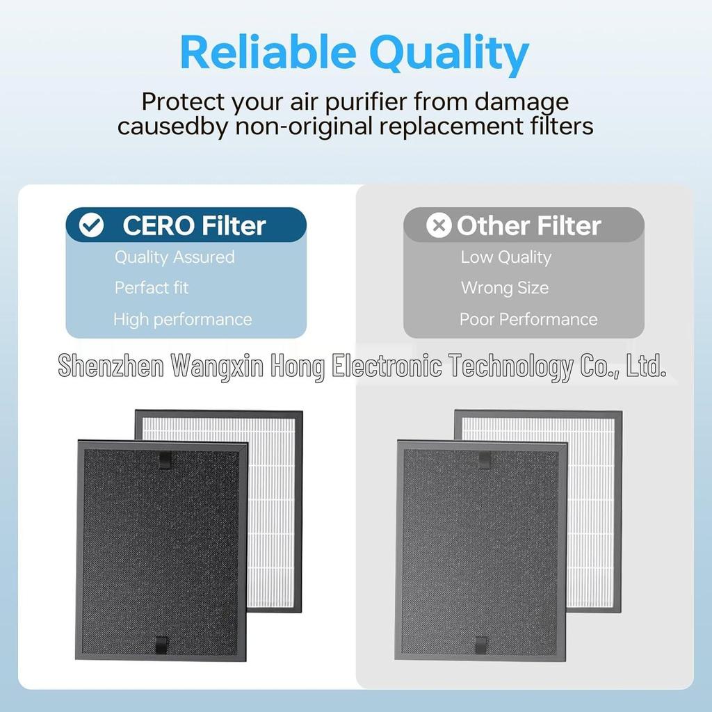 Universal HEPA Filter for ECOSELF HAP602/HAP602WF Air Purifier