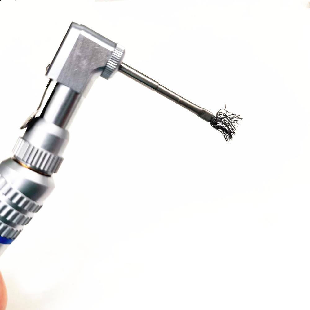 1 buc sau 2 buc sau 4 buc Perie dentară din titan de înaltă calitate Perie de curățare Debridare Peri-Implantită Filete de suprafață pentru implanturi Autoclavabile