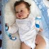 60CM realistyczne 3D-farba skóra miękki silikon Reborn Baby dla dziewczyny lalka artystyczna z żyłami naczyniowymi element ubioru Bebe prezent urodzinowy