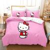 KT cat Hello Kitty ebay three-piece cartoon print bed sheet quilt cover 3D digital printing kit