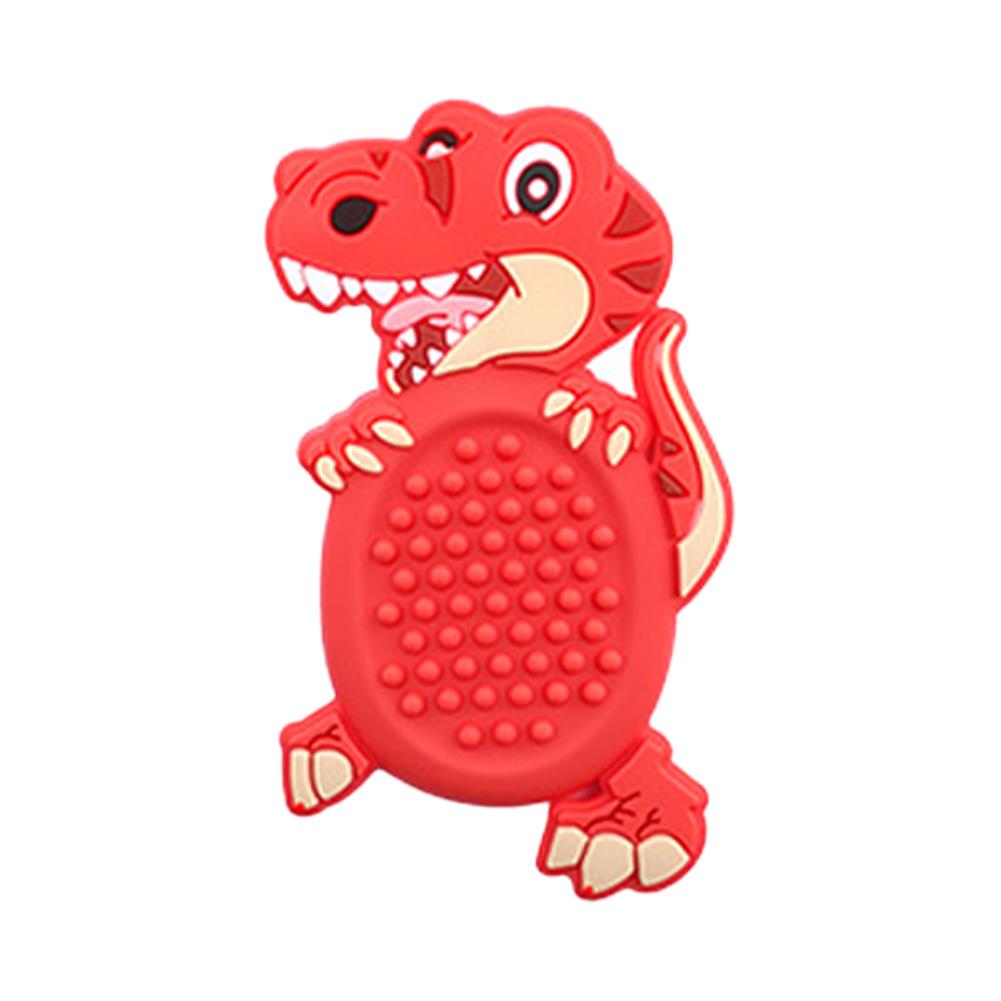 1/6Pcs Silicone Worry Stone Sensory Fidget Toys For Autism Adhd Stress Relief Dinosaur Textured Stone Anxiety Relief Toy