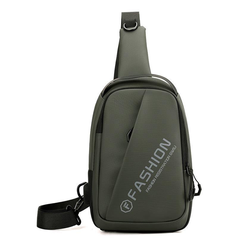 Multifunctional Men's Chest Bag Large Capacity Sports Crossbody Bag Shoulder Bag